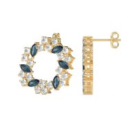 Marquise Fairy Cluster Earrings