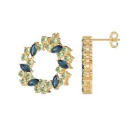 Marquise Fairy Cluster Earrings