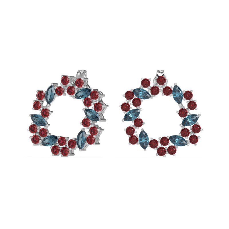 Marquise Fairy Cluster Earrings