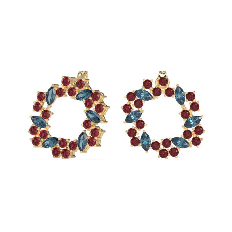 Marquise Fairy Cluster Earrings