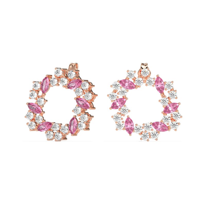 Marquise Fairy Cluster Earrings