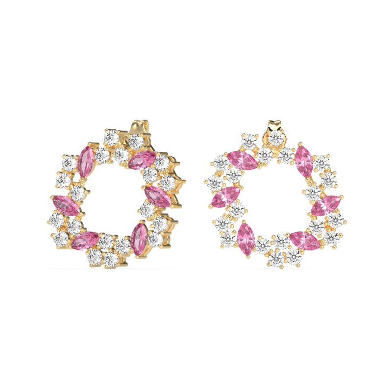 Marquise Fairy Cluster Earrings