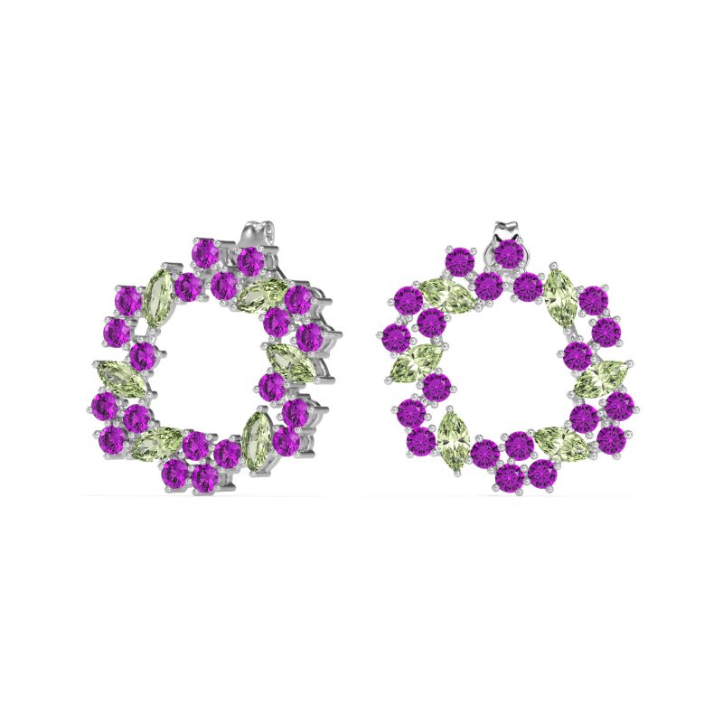 Marquise Fairy Cluster Earrings