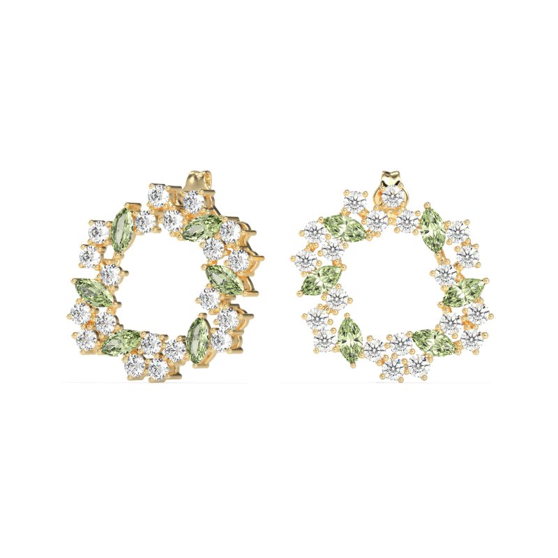 Marquise Fairy Cluster Earrings