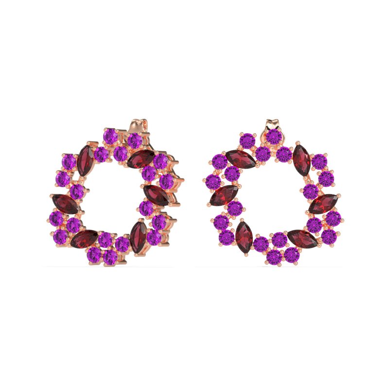Marquise Fairy Cluster Earrings