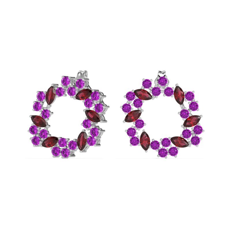 Marquise Fairy Cluster Earrings