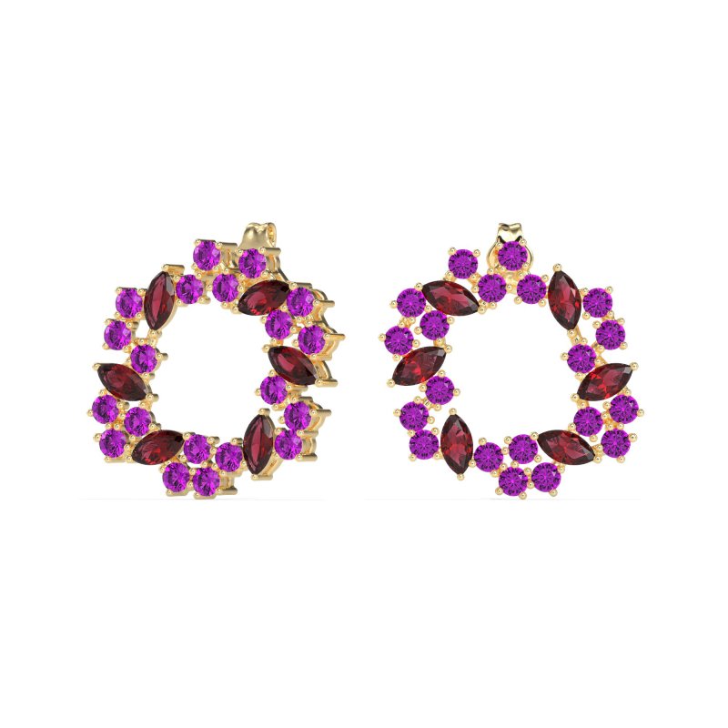 Marquise Fairy Cluster Earrings