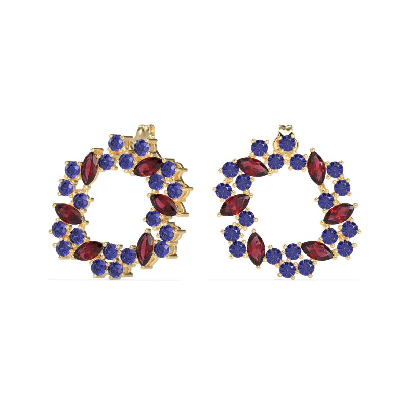 Marquise Fairy Cluster Earrings