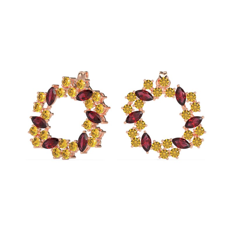 Marquise Fairy Cluster Earrings