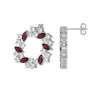 Marquise Fairy Cluster Earrings