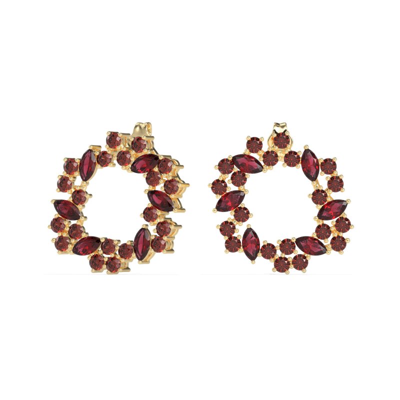 Marquise Fairy Cluster Earrings