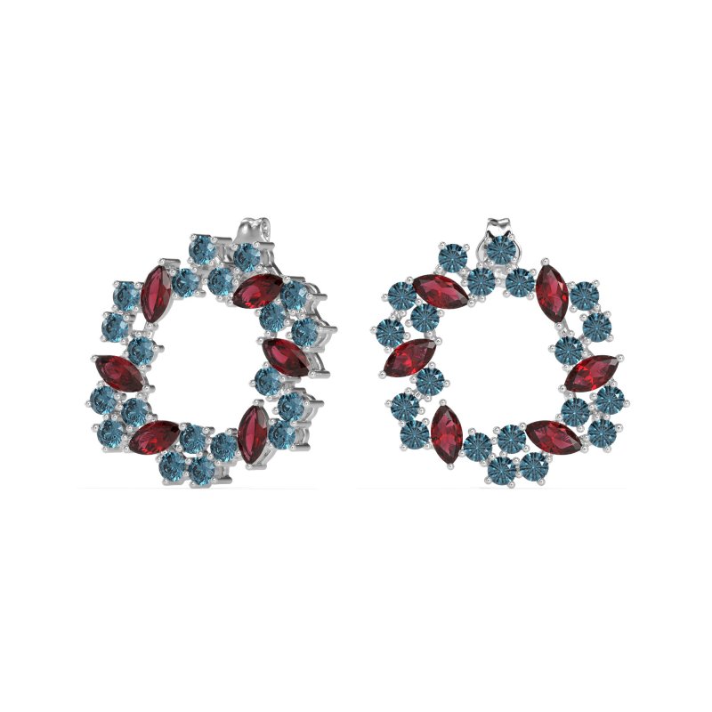 Marquise Fairy Cluster Earrings