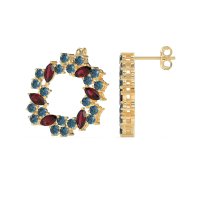 Marquise Fairy Cluster Earrings