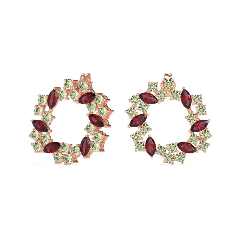 Marquise Fairy Cluster Earrings