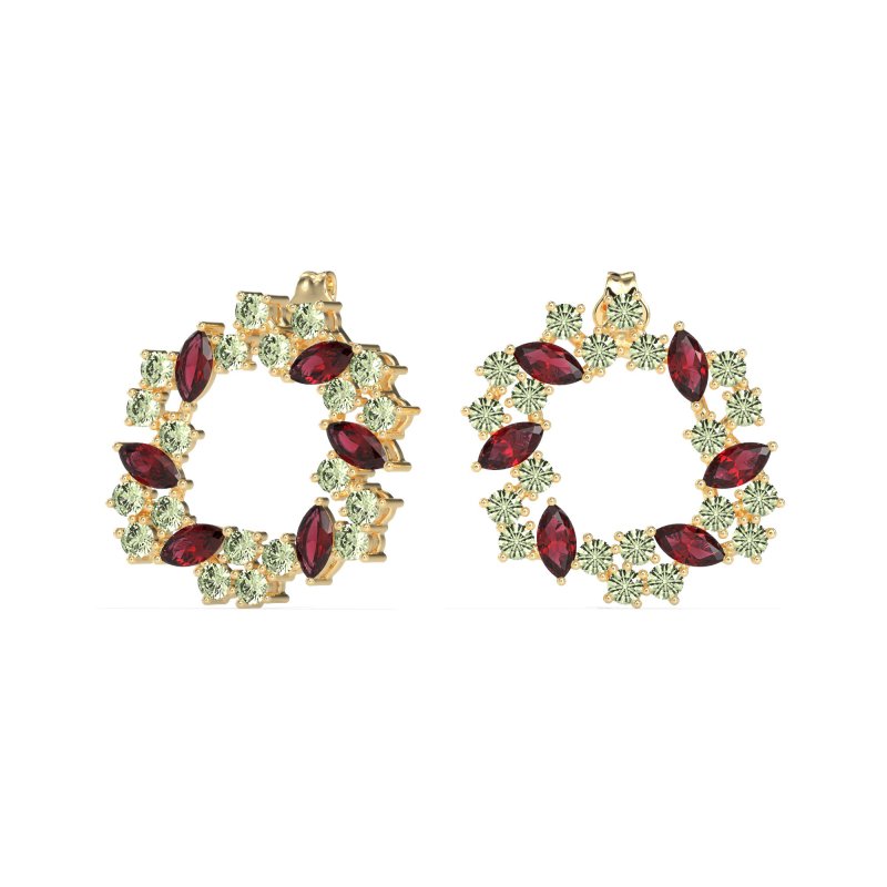 Marquise Fairy Cluster Earrings