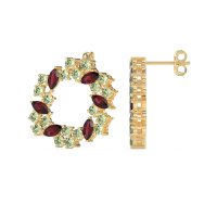 Marquise Fairy Cluster Earrings