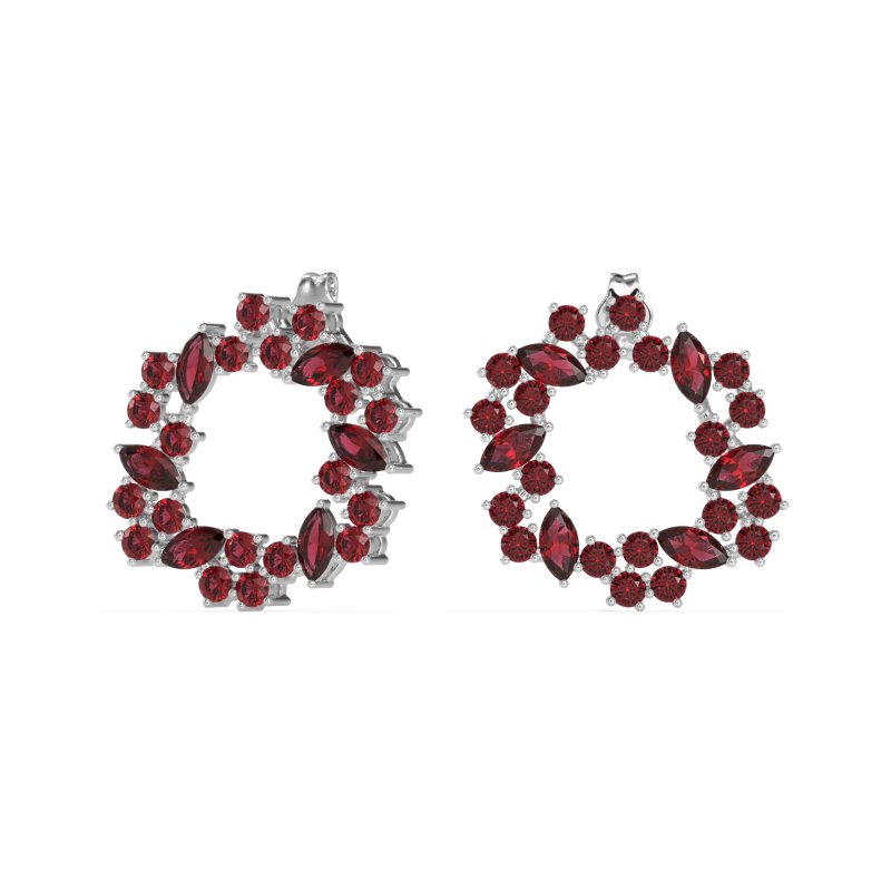 Marquise Fairy Cluster Earrings