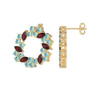 Marquise Fairy Cluster Earrings