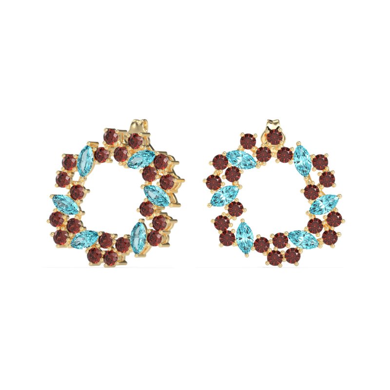 Marquise Fairy Cluster Earrings