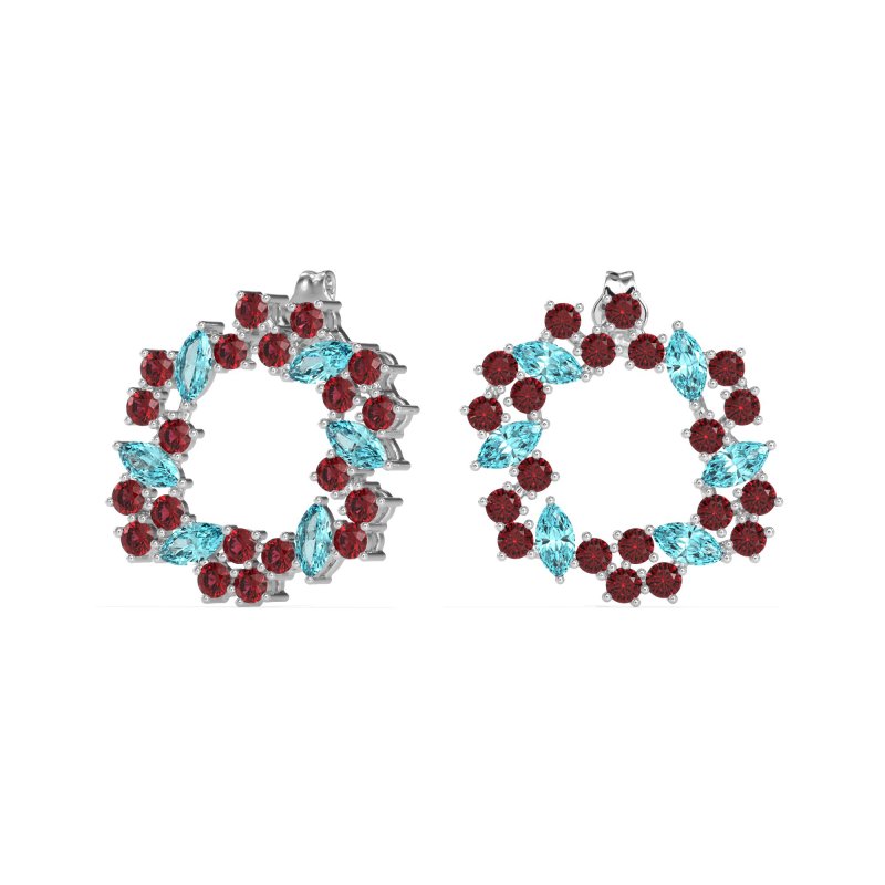Marquise Fairy Cluster Earrings