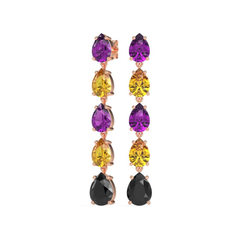 Pear Shape Dangling Earrings