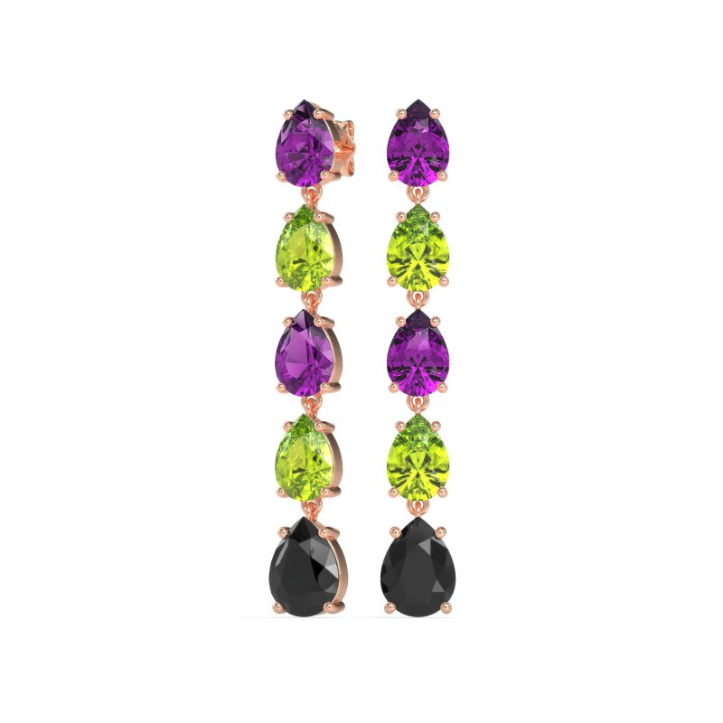 Pear Shape Dangling Earrings