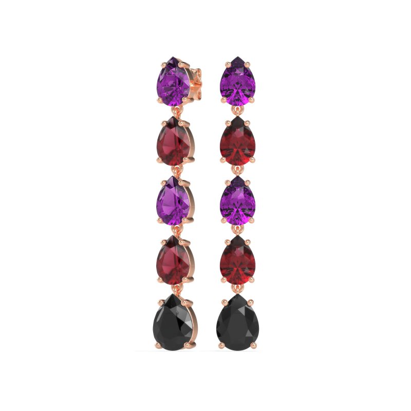 Pear Shape Dangling Earrings