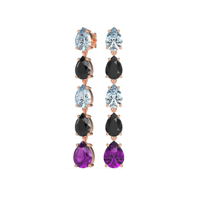 Pear Shape Dangling Earrings