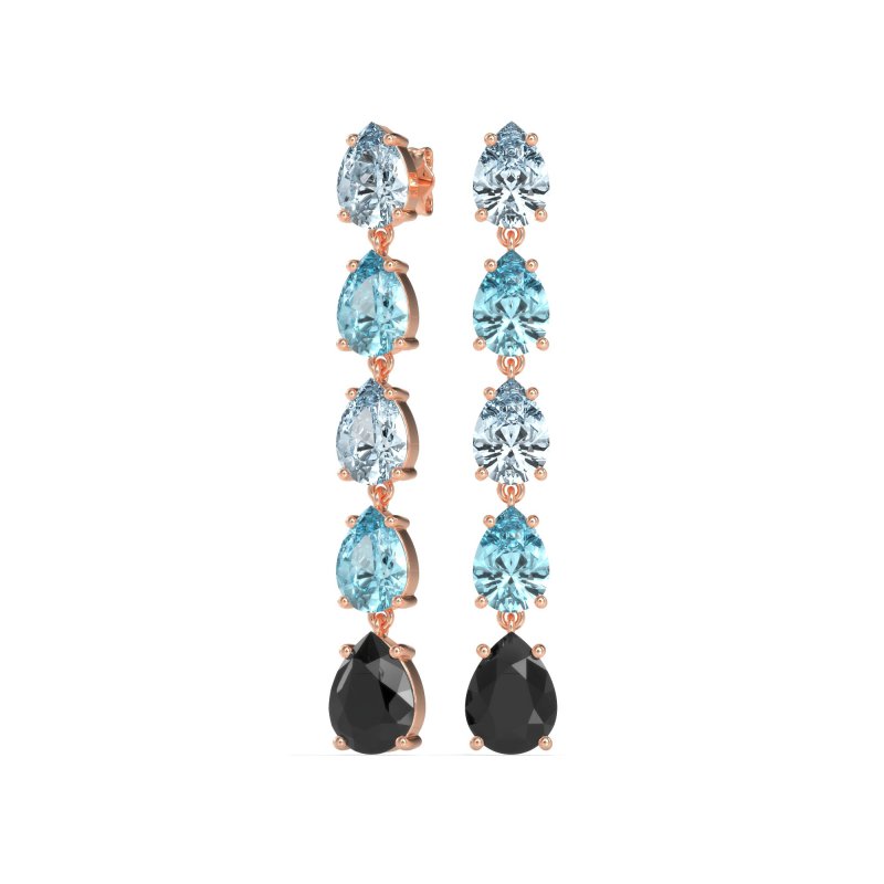 Pear Shape Dangling Earrings