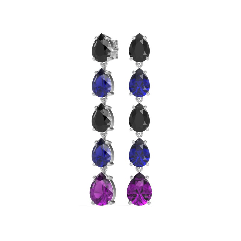 Pear Shape Dangling Earrings