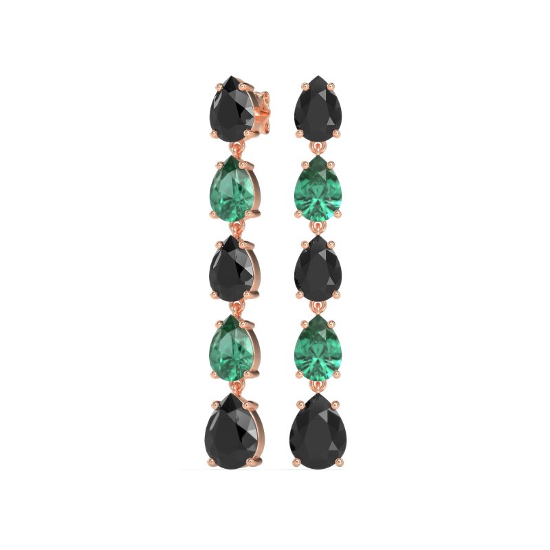 Pear Shape Dangling Earrings
