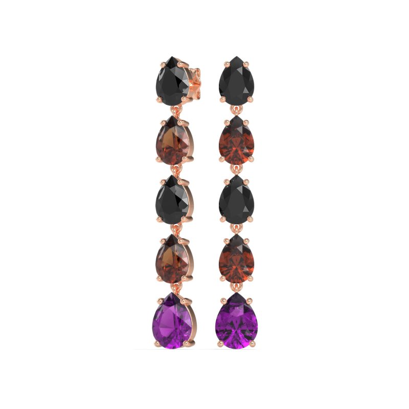 Pear Shape Dangling Earrings