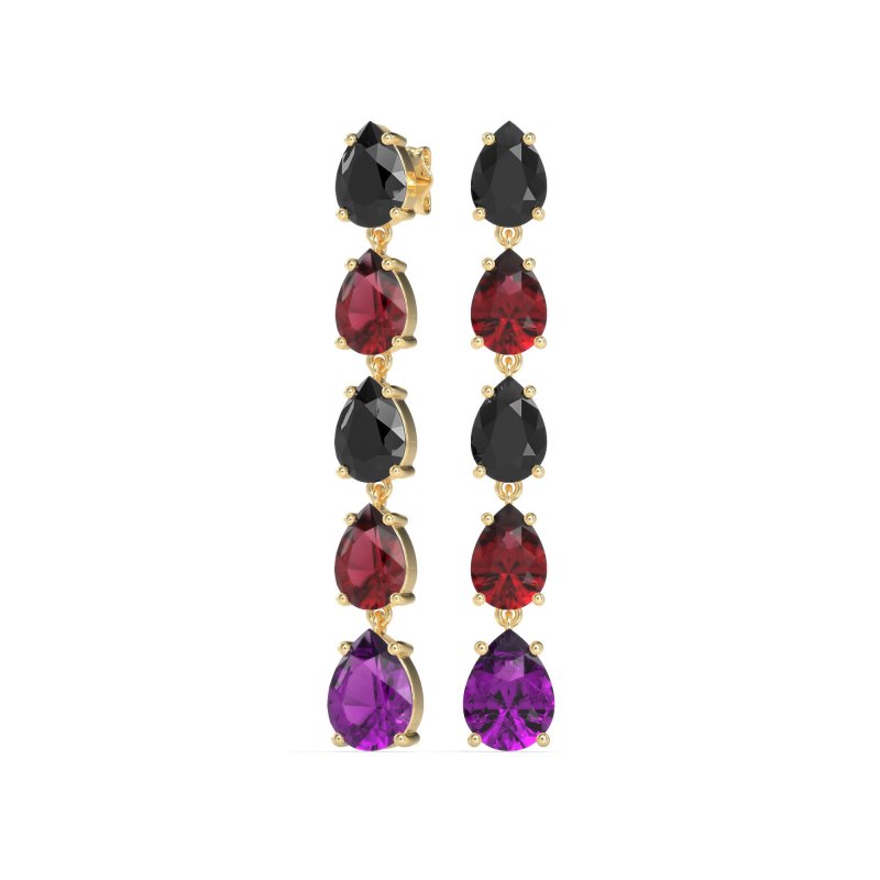 Pear Shape Dangling Earrings