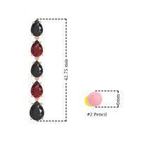 Pear Shape Dangling Earrings