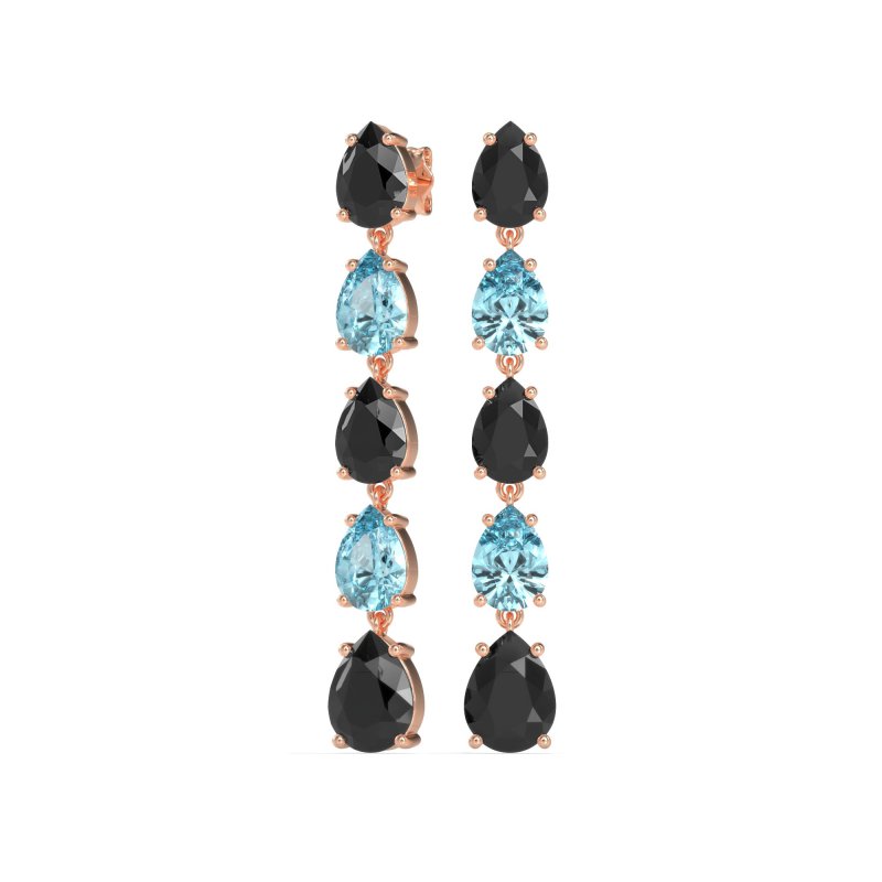 Pear Shape Dangling Earrings