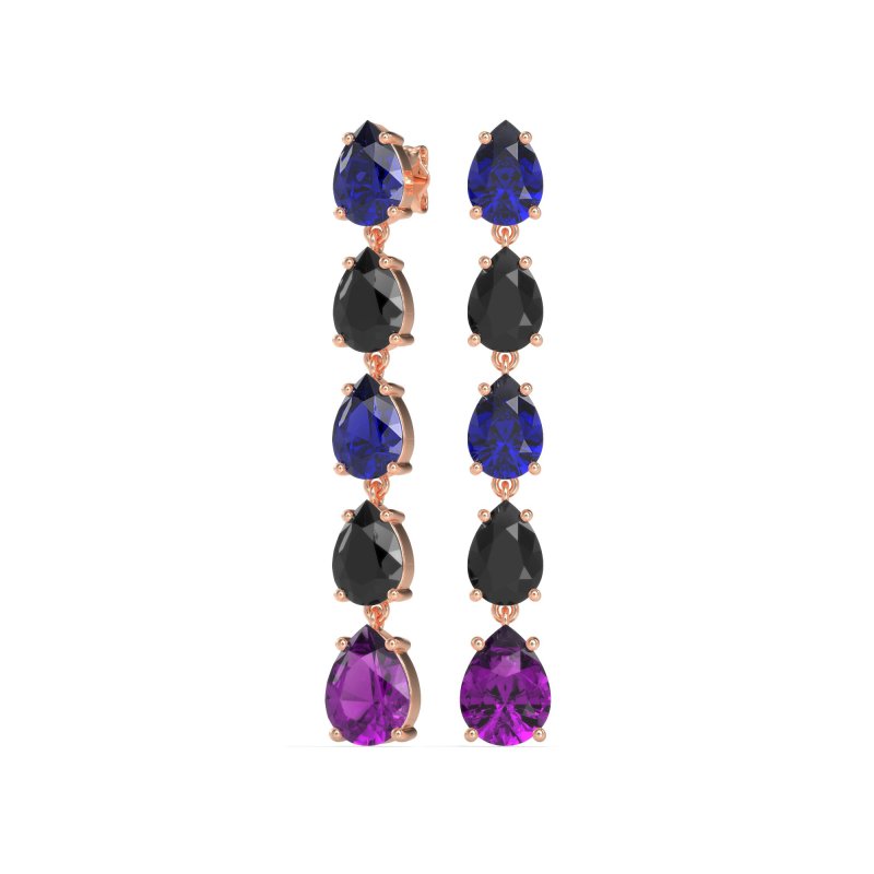 Pear Shape Dangling Earrings