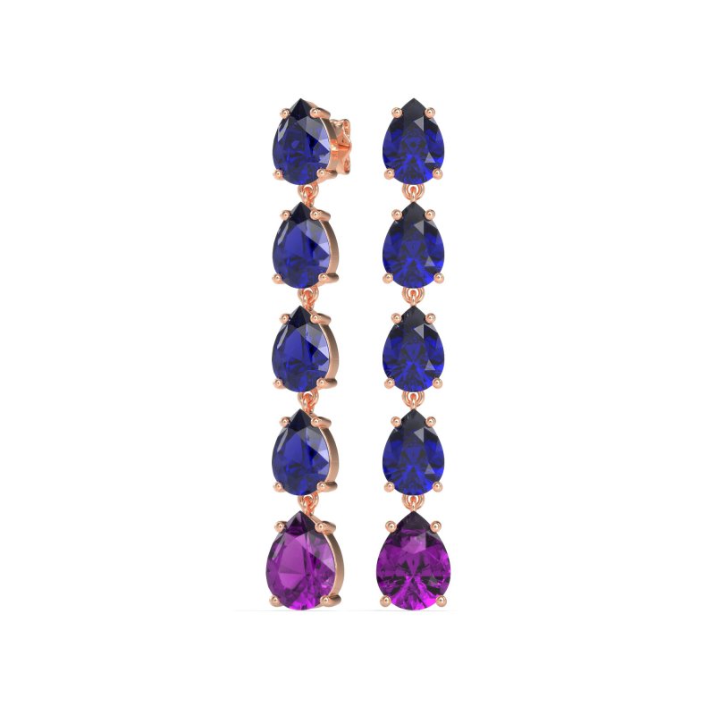 Pear Shape Dangling Earrings