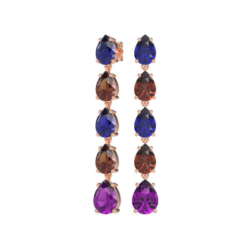 Pear Shape Dangling Earrings