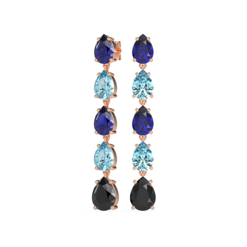Pear Shape Dangling Earrings