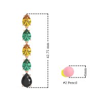 Pear Shape Dangling Earrings