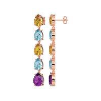 Pear Shape Dangling Earrings