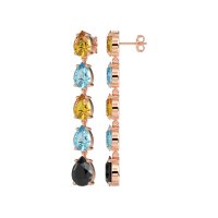 Pear Shape Dangling Earrings
