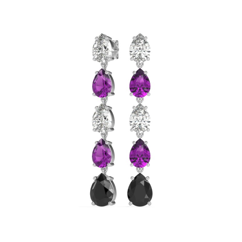 Pear Shape Dangling Earrings