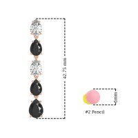Pear Shape Dangling Earrings