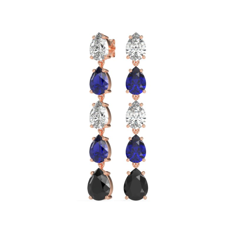 Pear Shape Dangling Earrings