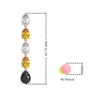 Pear Shape Dangling Earrings