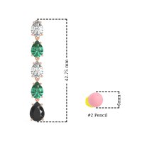 Pear Shape Dangling Earrings
