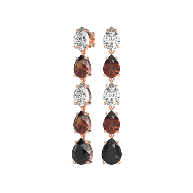 Pear Shape Dangling Earrings