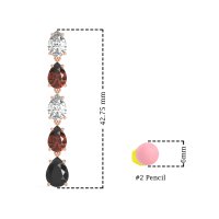 Pear Shape Dangling Earrings