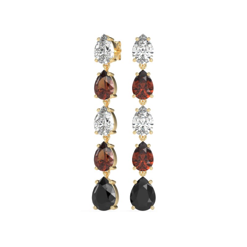 Pear Shape Dangling Earrings